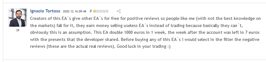 EA Gold Stuff | EA Gold Stuff Review Ignacio Tortosa